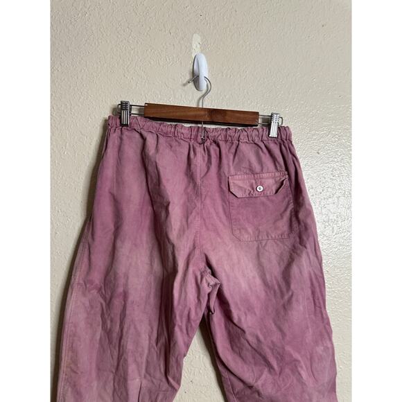 Industry of All Nations Shellac+ 2 Dips Narural Dye Drawstrings Pants Mens M - Picture 5 of 9